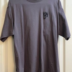 WE11DONE Pearl Necklace Teddy cotton T-shirt